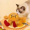 Crinkle Sound Cat Toy Catnip Cat Chew Toy Interactive Plush Waffle Kitten Teething Toy for Indoor Cats Biting Entertainment