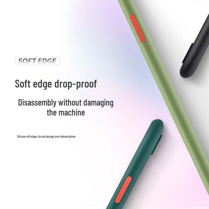 Elegant Black Frosted Silicone iPhone Case