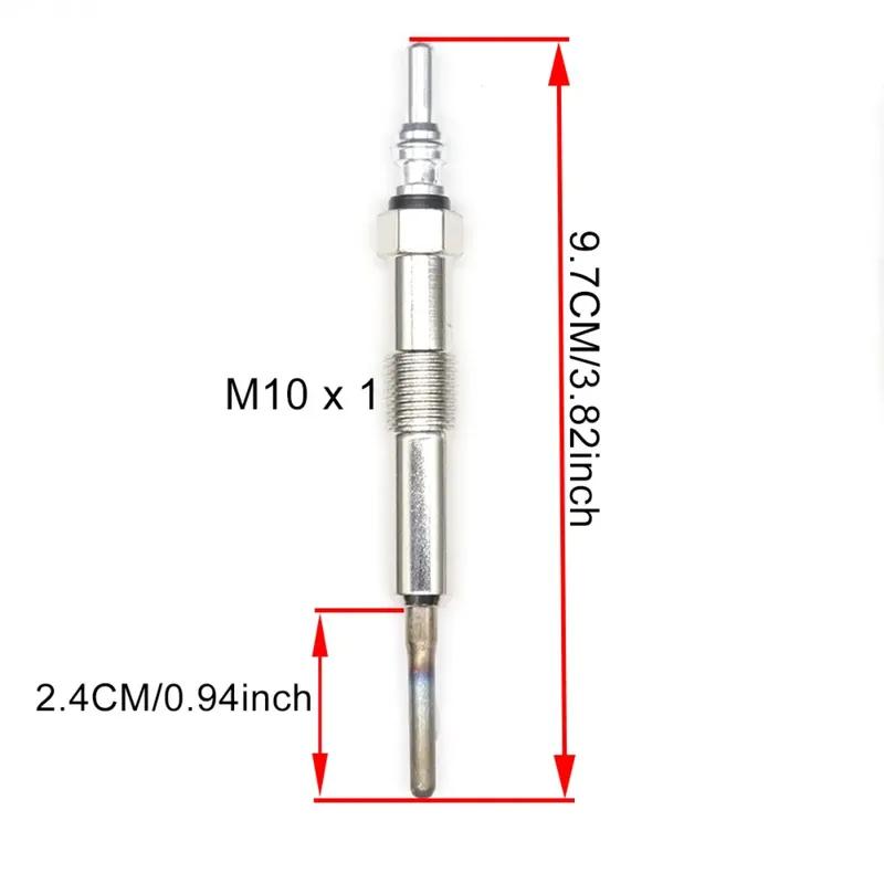 4PCS Diesel Heater Nickel Plating Glow Plugs 1.5DCi For Renault Grand Scenic 110655687R 8200682592 2009 2010 2011 2012 -