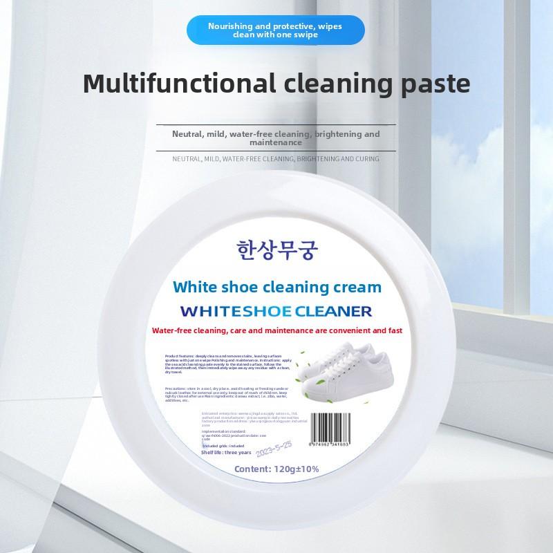 Multifunktionelle Reinigungscreme, Fleckenentferner, Fugenwachsreiniger, Weiße Schuhe, Wasserloses Ledersofa, Reinigungscreme für weiße Schuhe