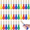 36 Brushes for Kids Large Brushes Easy To Hold Brushes Bulk Color Brushes for Back-To-School Artsupplies Craft Projects