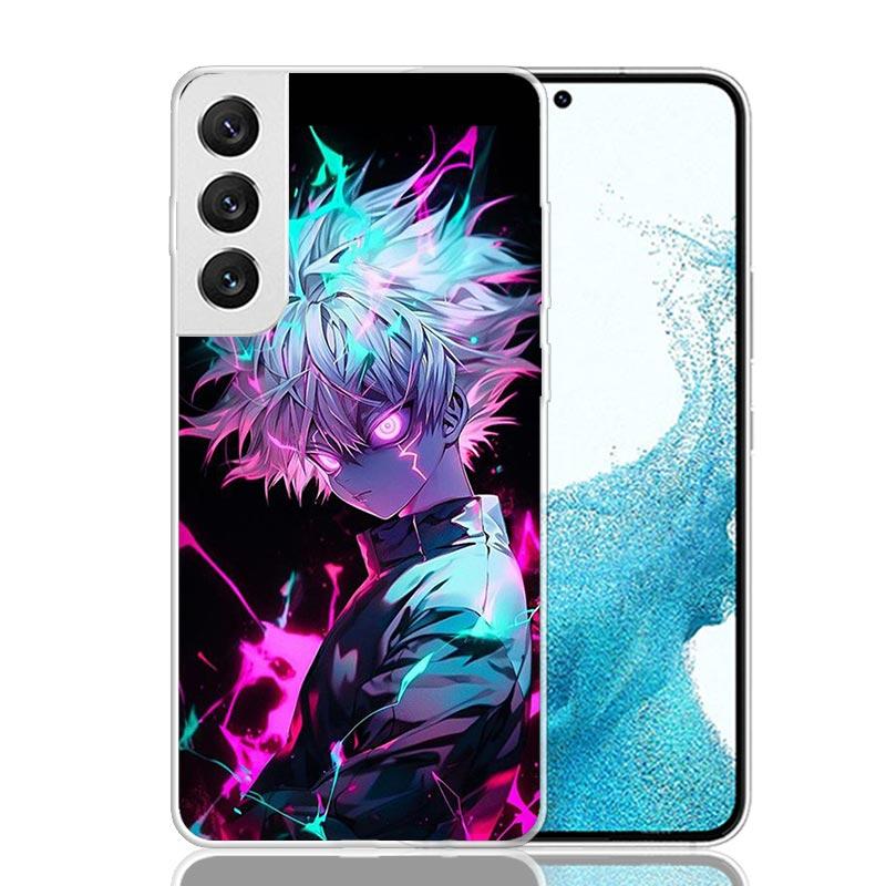 

Hot Anime HXH X Hunter Case Phone Cover for Samsung Galaxy S24 S25 Ultra S23 Plus S22 + S21 S20 FE S10 S25 Edge Trend Fundas Gal Samsung S24 Plus