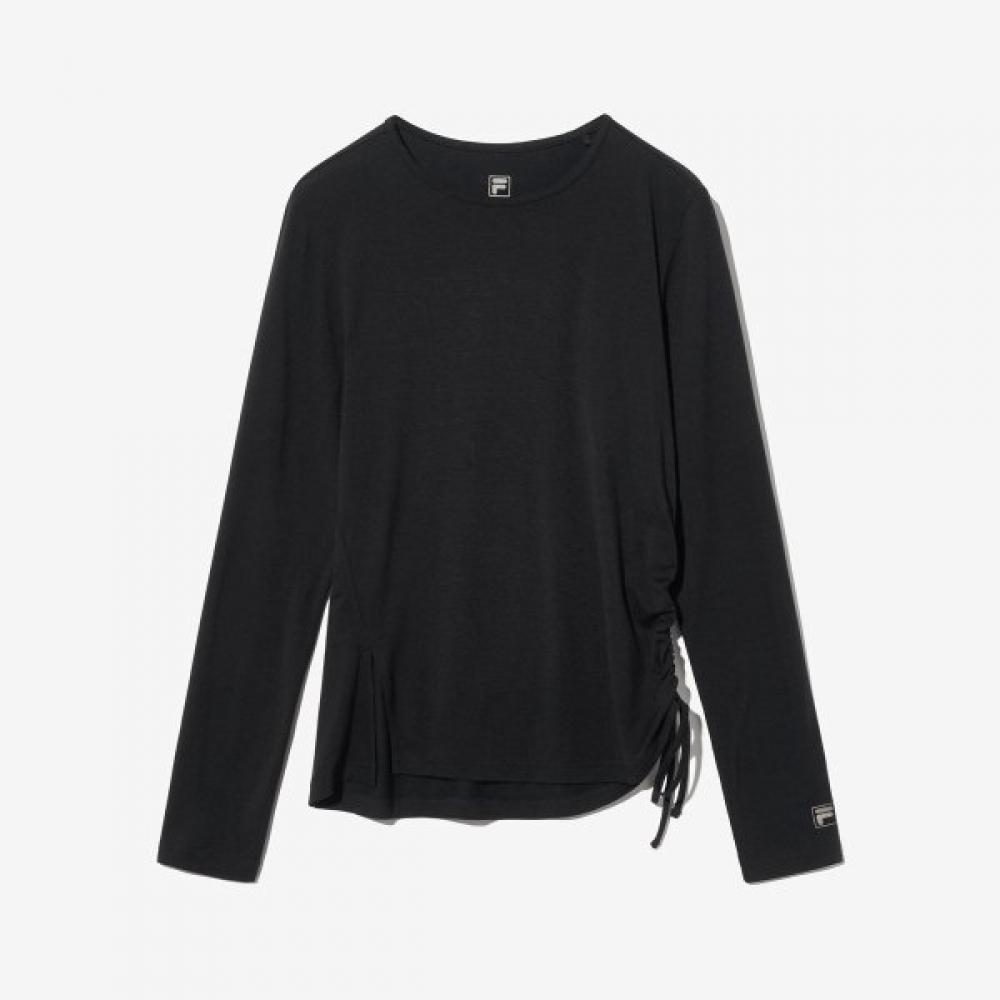 

Fila лонгслив 2-в-1 накидка BLACK/W85