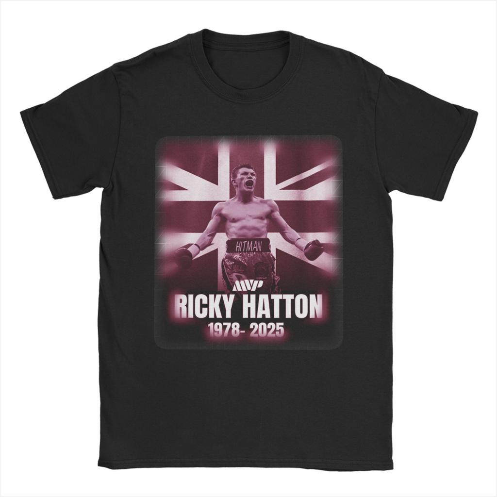 Graphic Printed Ricky Hatton T Shirt For Unisex 100% Cotton T-shirts Short Sleeve Clothing