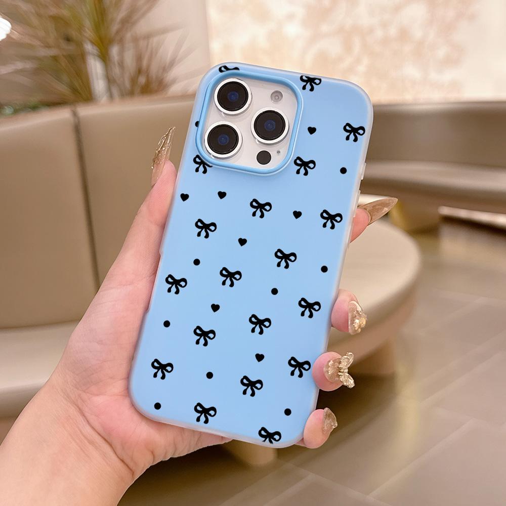 

Matte Candy Color 2 in 1 Phone Case for Redmi Note A5 A3 15 14 14C 13 13C 12 12C 11 A1 10 9T 9A 9 Pro 4G 5G Luxury Bow knot Y2K Note 11