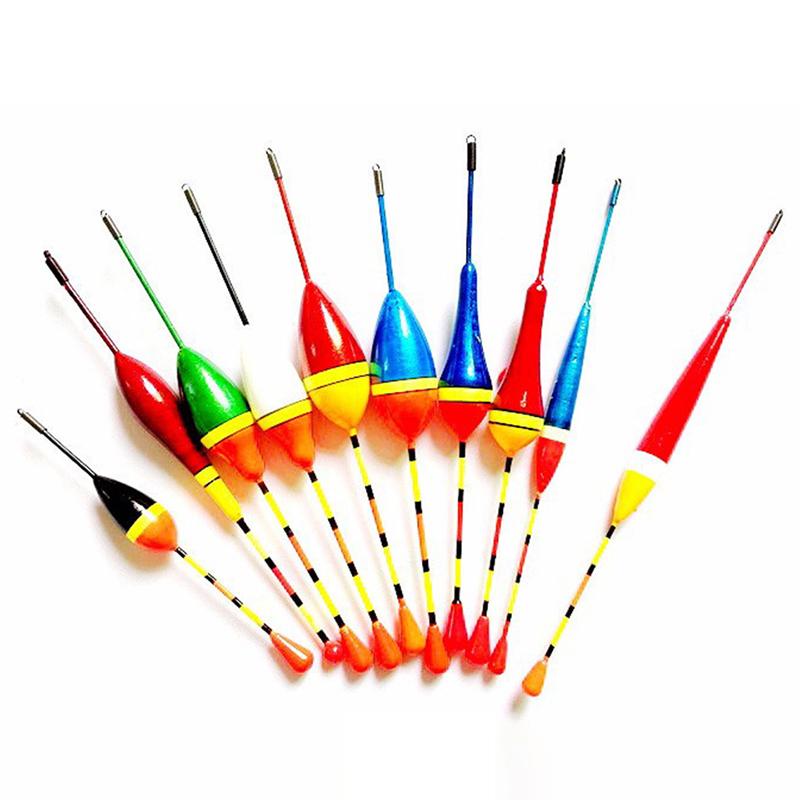 1/10 szt. Zestaw spławików wędkarskich Boja Spławik Świetlny Spławiki Pływające Różne Rozmiary Kolory Boja Spławikowa Do Akcesoriów Wędkarskich