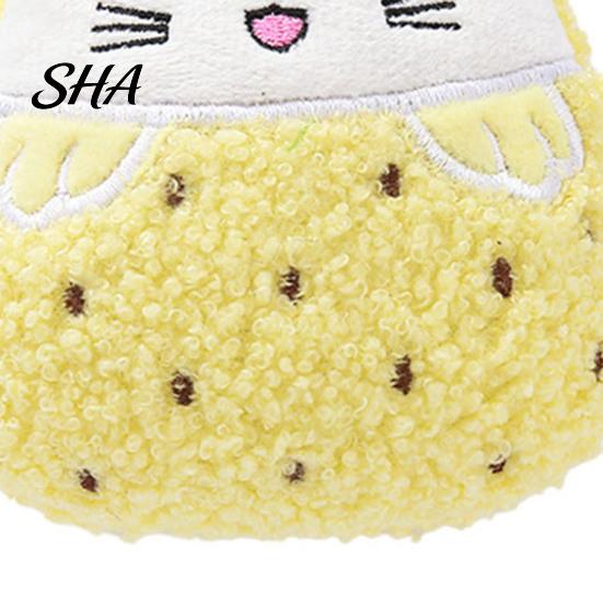 Dog Boredom Relief Toy Plush Toy, Squeaky Sound Stuffed Puppy Cartoon Fruit Shape, Cute Kitten Durable Chew-Resistant Soft Pet for Dogs Stress