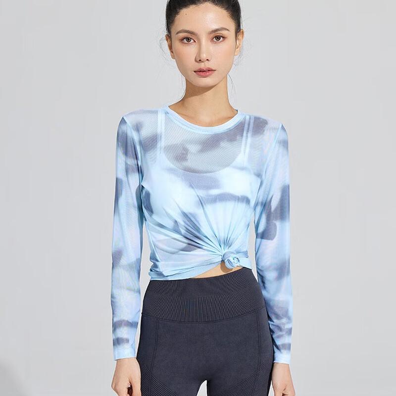 WEZHO Summer New Chinese Style Mesh Sports Cover-Up