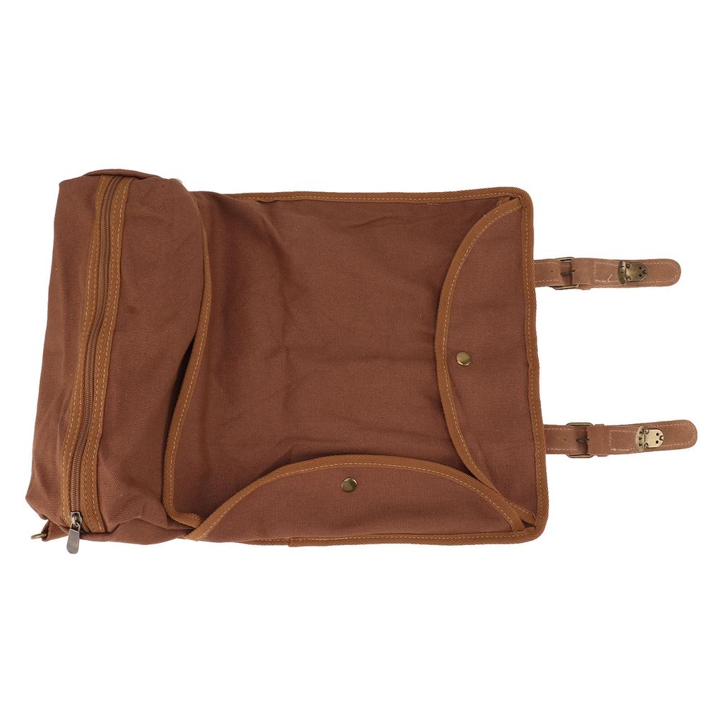 Bartender Bag Multifunctional Portable Large Capacity Canvas Travel Bartender Kit Bag with Strap for Outdoor