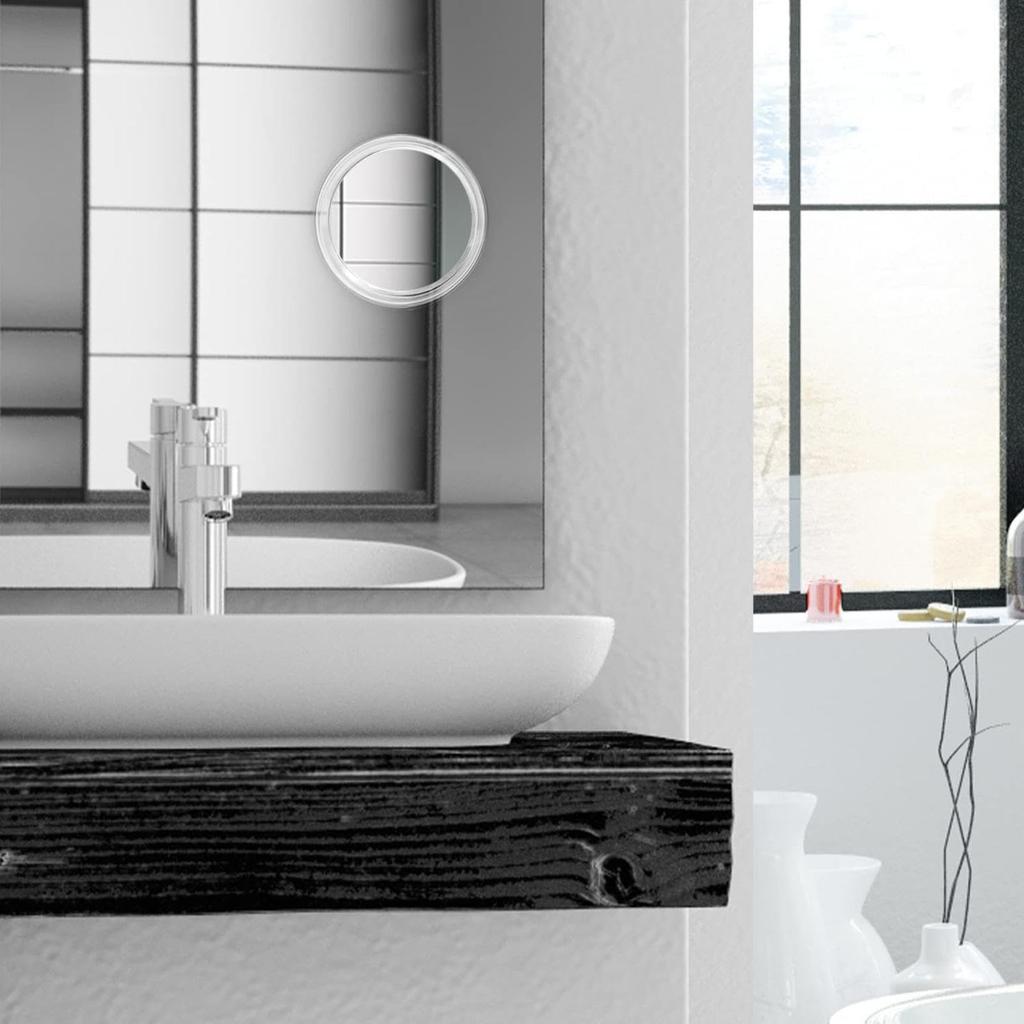 20x Magnifying Eye Makeup Blackhead Suction Storage Circular Cloth Gift for Her Mirror, Removal, Cup, Tweezers, Bag, Included,