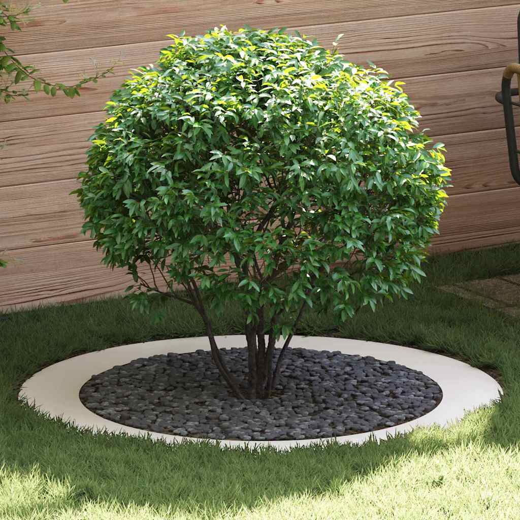 Tree Ring Suitable for Flat Tree Trunk White Ø90   120 Cm Steel