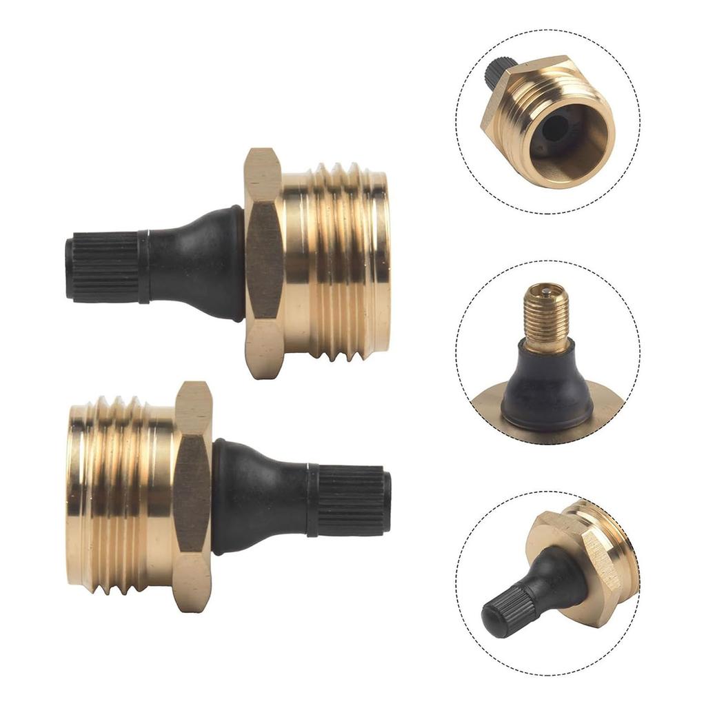 RVs Water Pipe Anti Freeze Blow Out Adapter Brass Plug for Preventing Freeze Pipes in Campers and Trailers During Winter