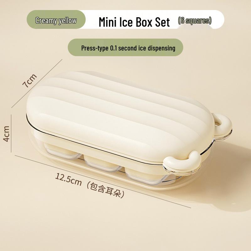 Cartoon Ice Cube Tray Mold for Baby Food with Lid - Food Grade Freezer Compartment for Homemade Frozen Treats