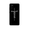 Black tpu Case For Samsung galaxy S20 /S20 PLUS/S20 ultra/S20+ /S20FE back cover  Faith Christian Religious Jesus text art