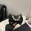 Fashiable and Versatile Mini Bag, Casual Commuting Handbag, 2026 New Korean Versi Pearl Bow Bags