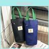 Canvas Bottle Bag With Thickened Handle For Daily Use And Insulated Drinks