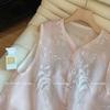 Pink embroidered jacquard organza vest vest women's summer temperament gentle top 2025 new