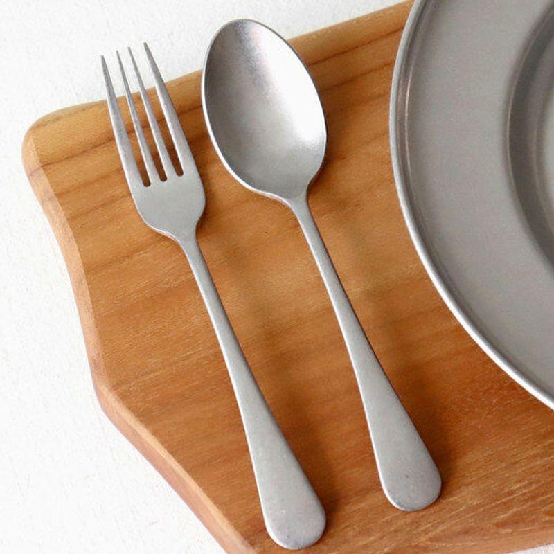 kamomekitchen old stainless steel cutlery set