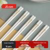 Jingdezhen Ceramic Chopsticks - Golden Branches & Jade Leaves, 10 Pairs