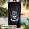 Beach Towel Aberdeen FC Print Custom Name Text Soft Towel for Swimming Pool