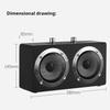 40W Powerful Wooden Portable Bluetooth5.0 Speaker Stereo Sound Wireless Subwoofer Boombox Home Karaoke Support FM/TF/AUX/U Stick