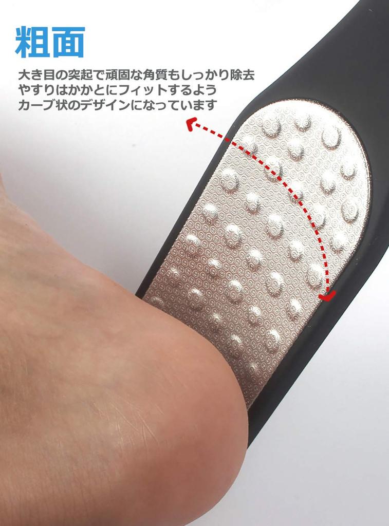 KAZARIKO Heel Callus Heel and Sole Mini Foot File Included Remover, Double-Sided File, Care, Size,