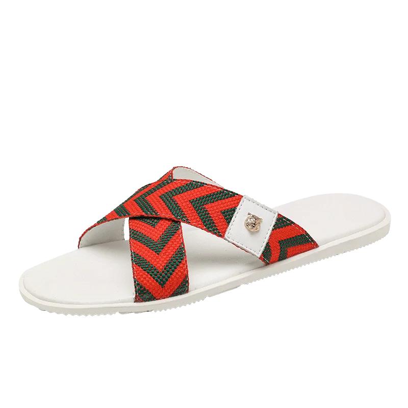 Men Flip Flops Genuine Leather Trend Summer Anti-skid Man Slippers Outdoor Light Casual Beach Sandals Household Slides for Men