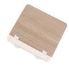 Wood Book Stand Portable Adjustable Desk Reading Textbook Recipe Display Holder with Paper Clips