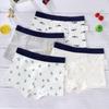 4 Pz/lotto Ragazzi Biancheria Intima di Cotone Bambini Boxer Bambino Bambini Mutandine Slip per Ragazzo Adolescente Mutande 2-12 Anni