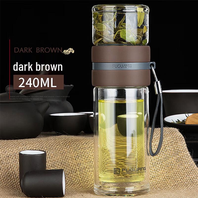 FUGUANG Double-Layer Glass Tea Infuser
