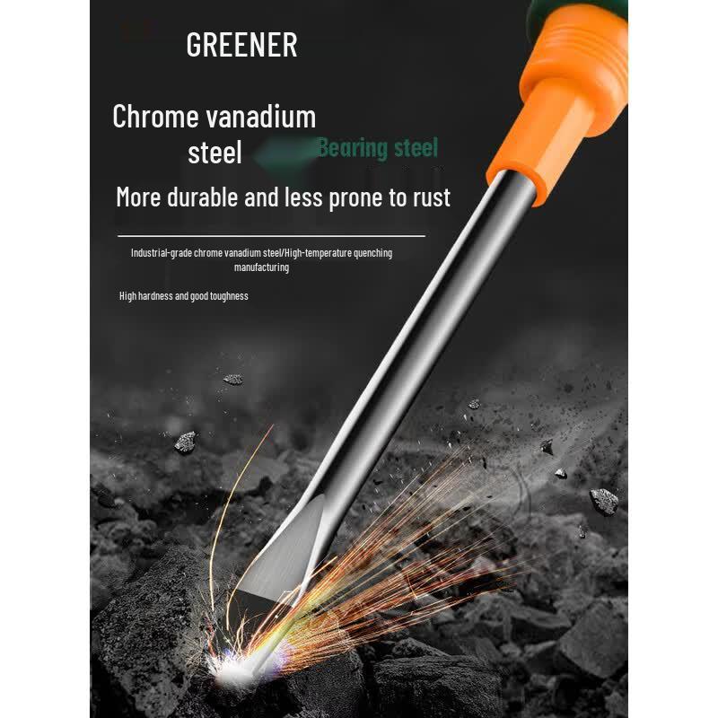 Green Forest Industrial Grade Flathead Screwdriver
