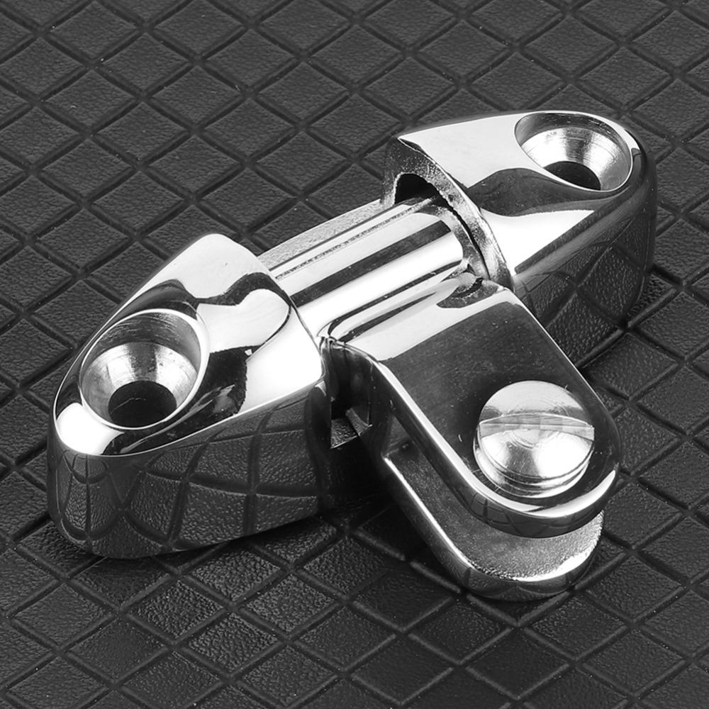 1 Pair 180 Degree Adjustable Bimini Top Hinge Stainless Steel 316 Boat Bimini Top Mount  Side Mount