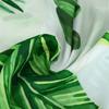 Unique Plant Leaves Pattern Shower Curtain Waterproof Mildew Proof Bathroom Curtain Decoration150x180cm