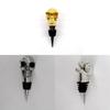 Skull Wine Stopper With Pourer For Bar Home Use Gift