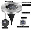 Ground Light Solar Garden Yard Landscape Lawn Lamp Buried Light Outdoor Road Stairs Decking Light