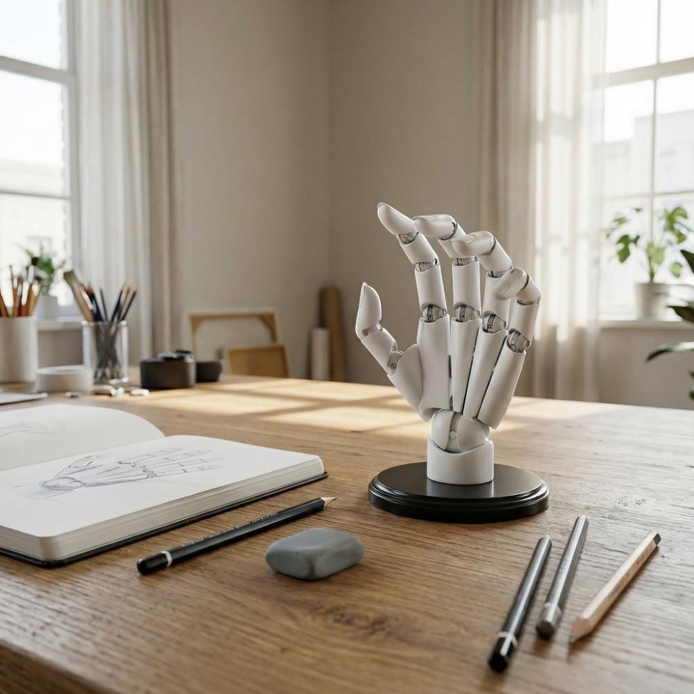 Verstellbares Gelenk-Handmodell Flexible Handfingergelenk-Figur Heimdekoration Geschenk