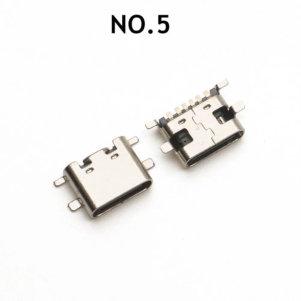 100Pcs/Lot 16Pin USB Charging Dock Connectors Mix 6Pin USB Charging Port Repair Kits Mobile Phone
