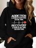 ADDICTION Women's Hoodie, Comfortable Fit