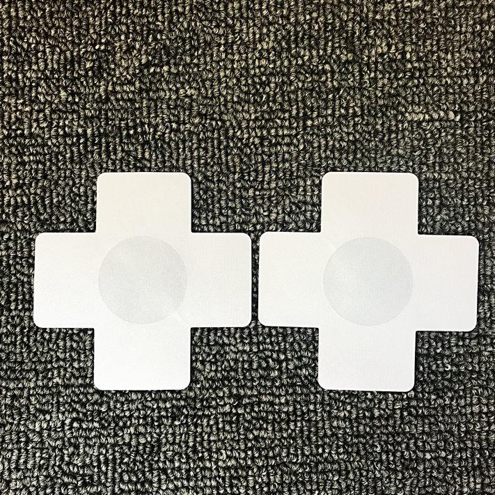 1Pair Women Bra Sexy Adhesive Nipple Covers Petals Breast Sticker Cross Shape Pasties Disposable