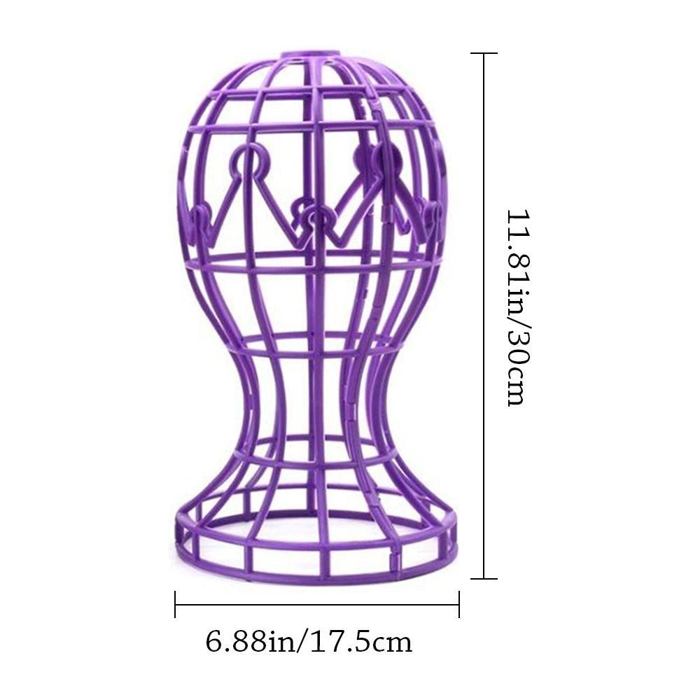 Wig Stand Lantern Shape Holder Foldable Multi-Purpose Wig Accessories Wig Head Stand Storage Rack