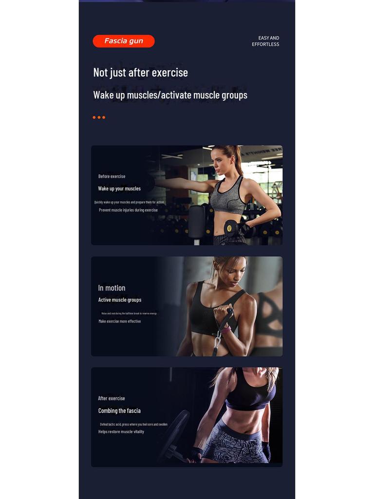 Sześciogłowicowy masażer do relaksacji mięśni transgraniczny: Wibracje i terapia głębokich powięzi do użytku domowego