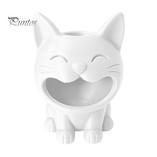 Cute Desk Organizer 3D Printed Cat Shaped Candy Bowl, Storage Container, Desktop Office Decor Pen Holder, Versatile for Pencils Jewelry Hair