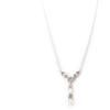 Les Trésors De Lily [J5712] - Silver Necklace 'Opal Goddess' Silver White (rhodium-plated) - 40x25 Mm