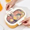 Isolierte Lunchbox Tragbares Fach Obst Lebensmittelbox Picknick Frischebox Mehrzweck Auslaufsicherer Lebensmittelbehälter Bento-Box