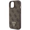 Guess Guhcp15Mp4Tdscpw Iphone 15 Plus / 14 Plus 6.7 Brązowy/Brown Hardcase Crossbody 4G Metal Logo