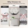 Decorative Wall Mounted Towel Holder Large Capacity for Kitchen Bathroom