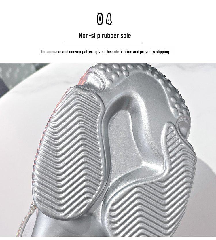 2024 Spring/Summer Mesh Diamond Women's Casual Shoes - Stylish, Breathable, All-Match Sports Sneakers
