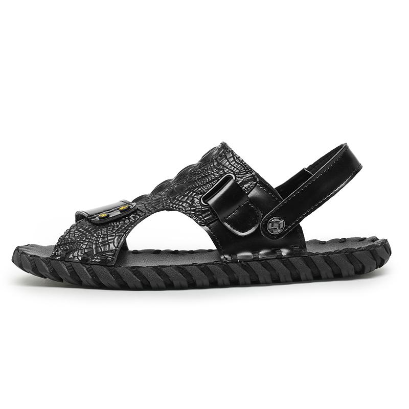 

Summer New High Quality Crocodile Skin Designer Leather Breathable Comfort Shoe Outdoor Men s Casual Handmade Sewn Leather Shoes 46 чёрный