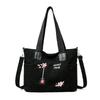 Large-capacity Tote Bag, Casual and Versatile Embroidered Shoulder Bag, Commuter Handbag