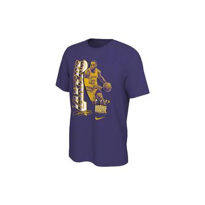 X NBA LeBron James Select Series Grafikdruck Lässiges Sport Kurzarm T-Shirt Herren Oberteile Lila DH3717-547